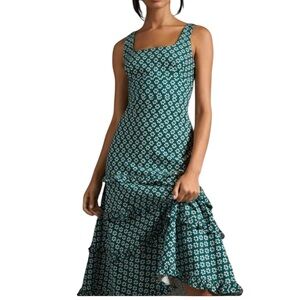 Anthropologie Tiered Midi Dress